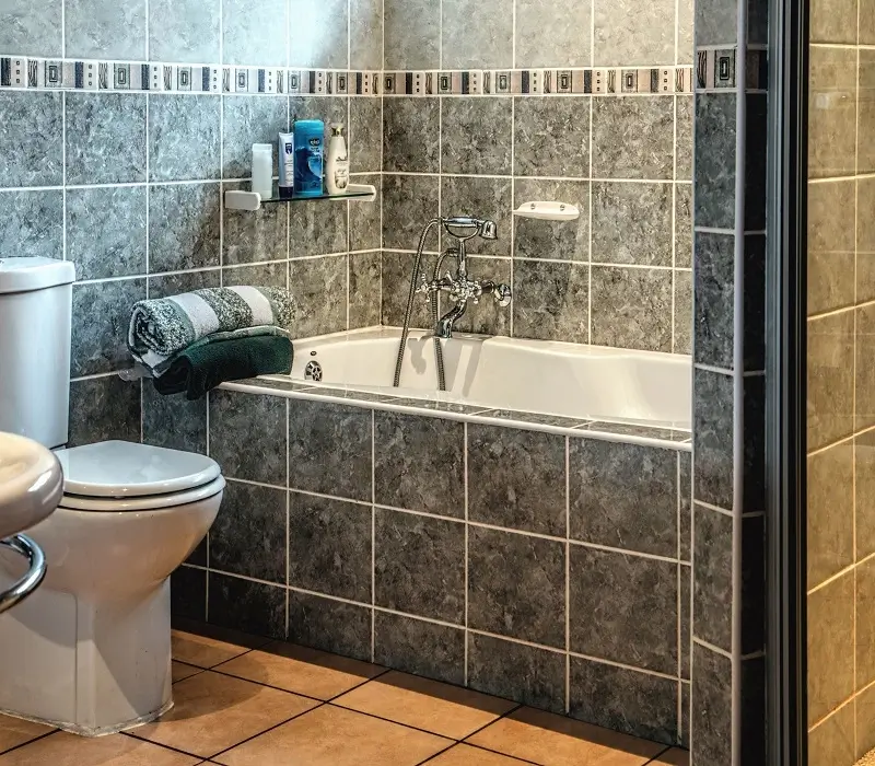 How to remove yellow stains from bathroom tiles