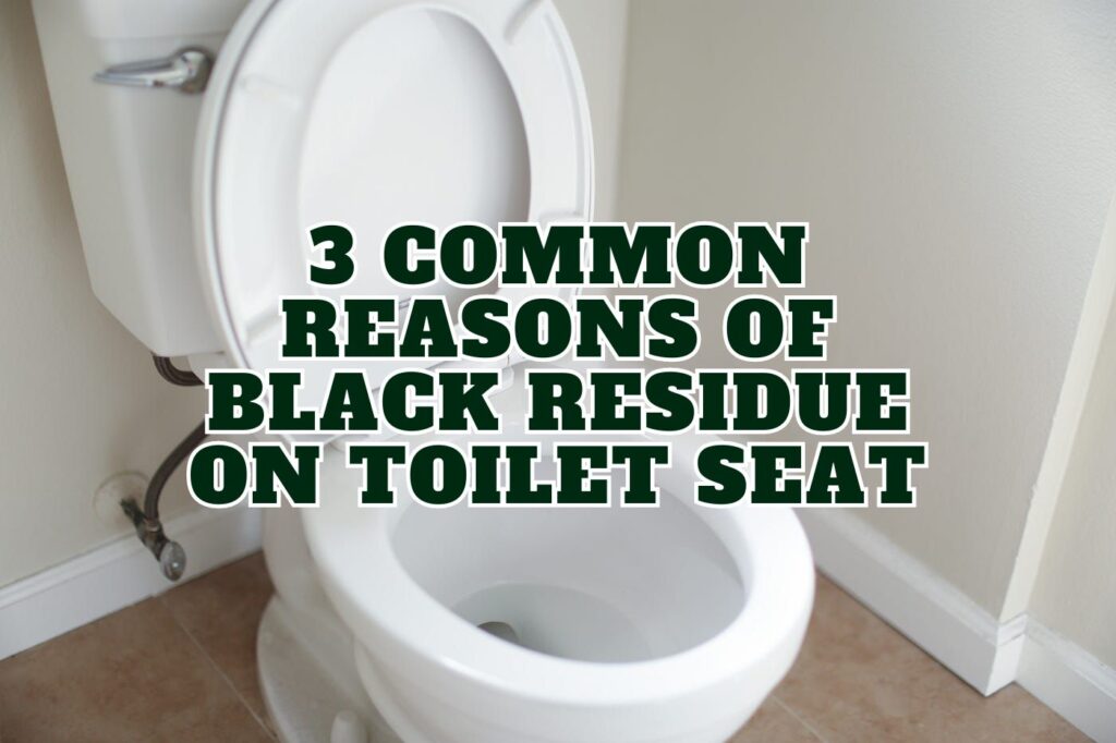 3 Common Reasons Of Black Residue On Toilet Seat